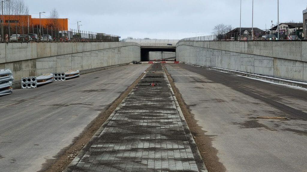 Žirnių, Liepkalnio ir Minsko pl. sankryžos rekonstrukcija (Minsko pl.) - Road - construction photos