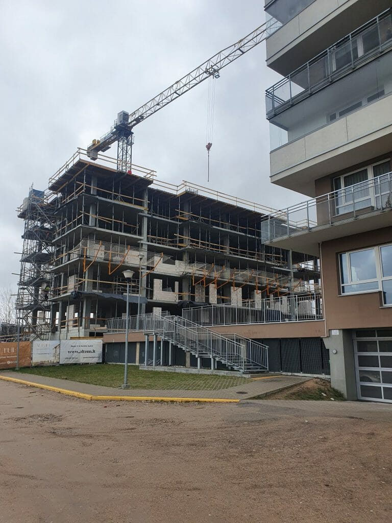 Altum 1 etapas (Karaliaučiaus g. 1) - Multi apartment - construction photos