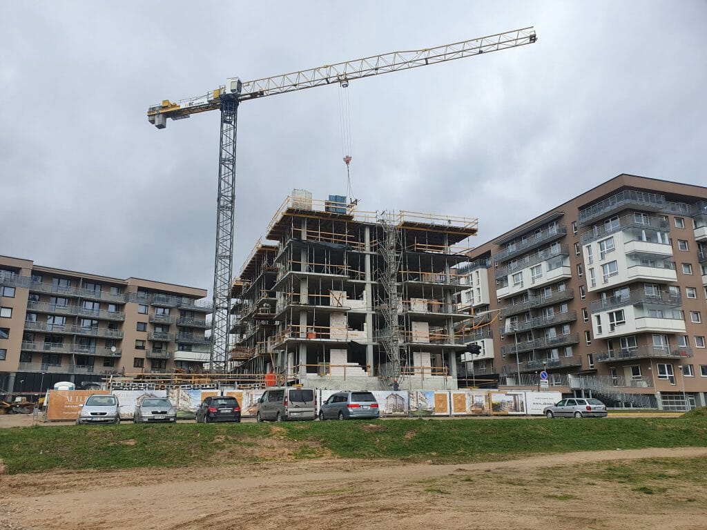 Altum 1 etapas (Karaliaučiaus g. 1) - Multi apartment - construction photos