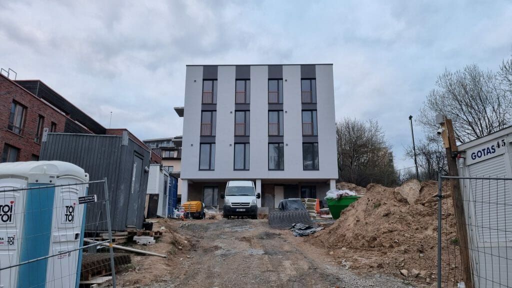 Kaminkelio namai (Kaminkelio g. 24) - Multi apartment - construction photos