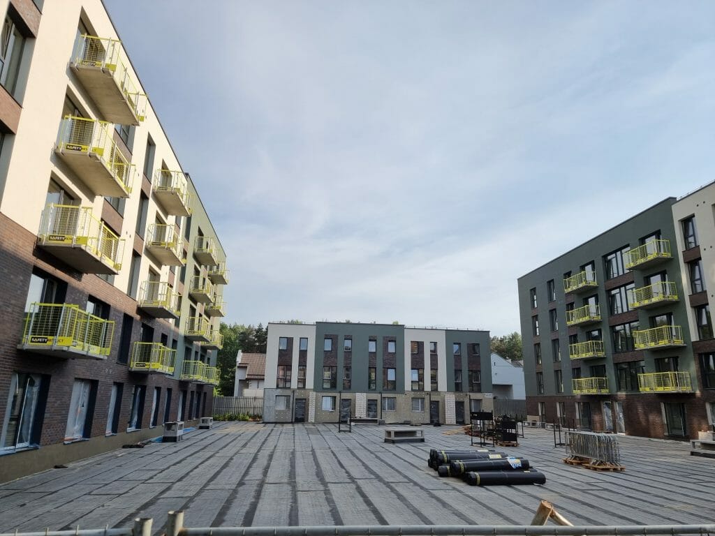 Būk čia (Bukčių g. 6) - Multi apartment - construction photos