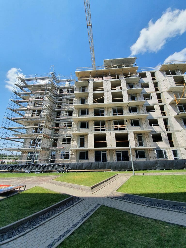 Altum 1 etapas (Karaliaučiaus g. 1) - Multi apartment - construction photos