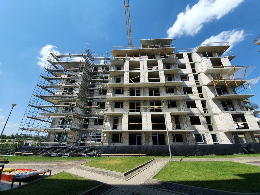 Altum 1 etapas (Karaliaučiaus g. 1) - Multi apartment - construction photos