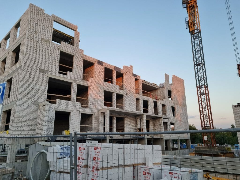 Martyno namai 2 (M. Mažvydo g. 25, 27, L. Rėzos al. 6) - Multi apartment - construction photos