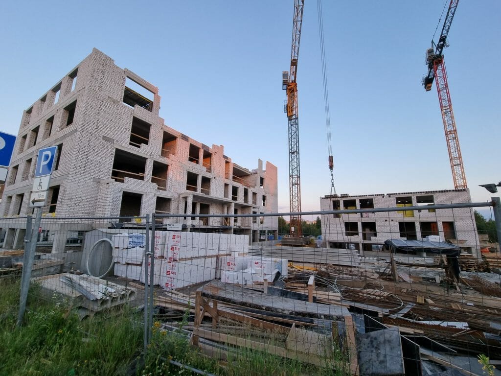 Martyno namai 2 (M. Mažvydo g. 25, 27, L. Rėzos al. 6) - Multi apartment - construction photos