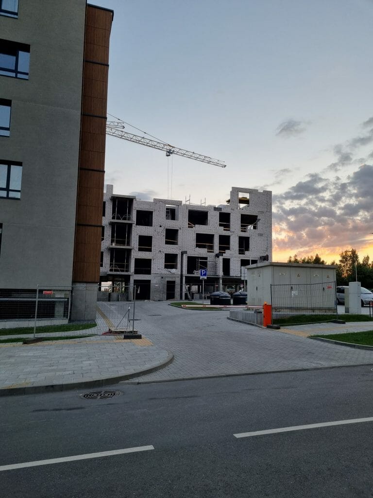 Martyno namai 2 (M. Mažvydo g. 25, 27, L. Rėzos al. 6) - Multi apartment - construction photos
