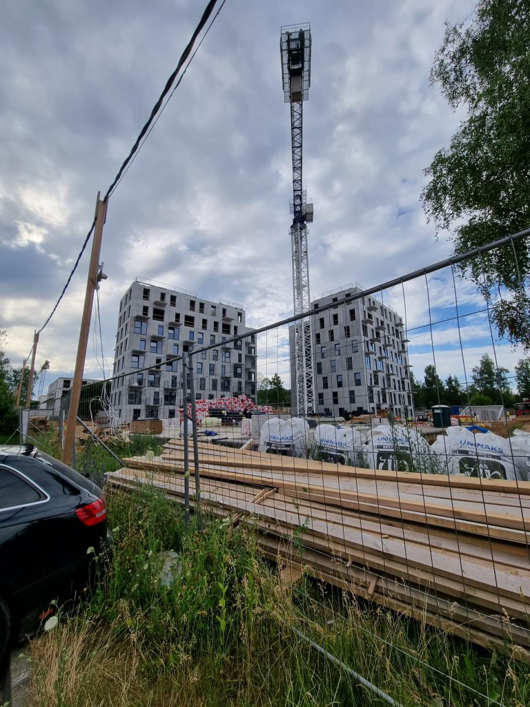 Bajorų lajos 2 etapas (Bajorų kel. 29) - Daugiabutis - statybų nuotraukos