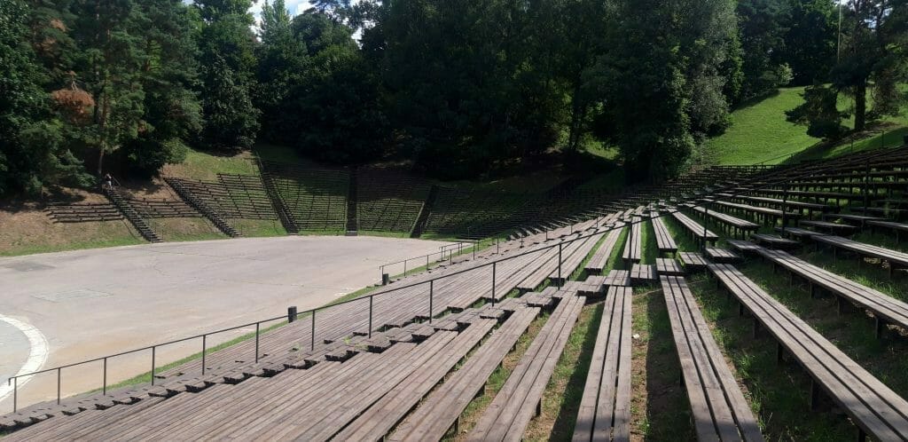 Kalnų parkas (Arsenalo g. 5) - Park - construction photos