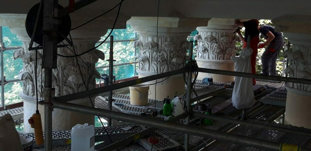 Evangelikų Reformatų bažnyčios komplekso rekonstrukcija (Pylimo g. 18) - Cultural center - construction photos