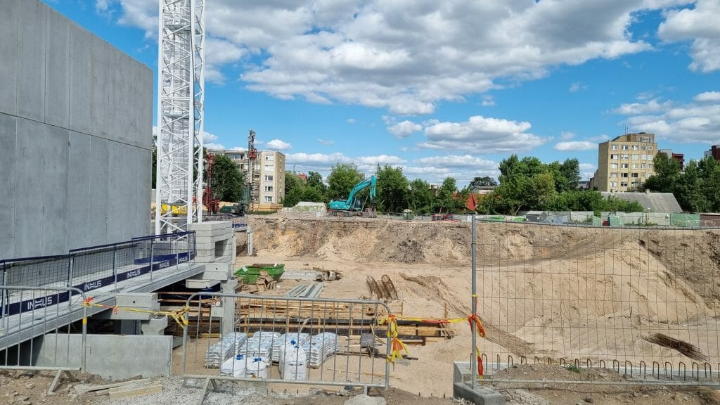 Cyber City 1 etapas (Švitrigailos g. 32) - Office center - construction photos