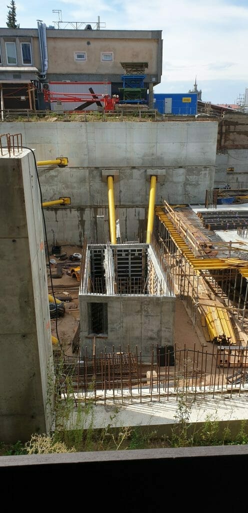 Artery (Konstitucijos pr. 18B) - Biroju centrs - būvdarbu attēli