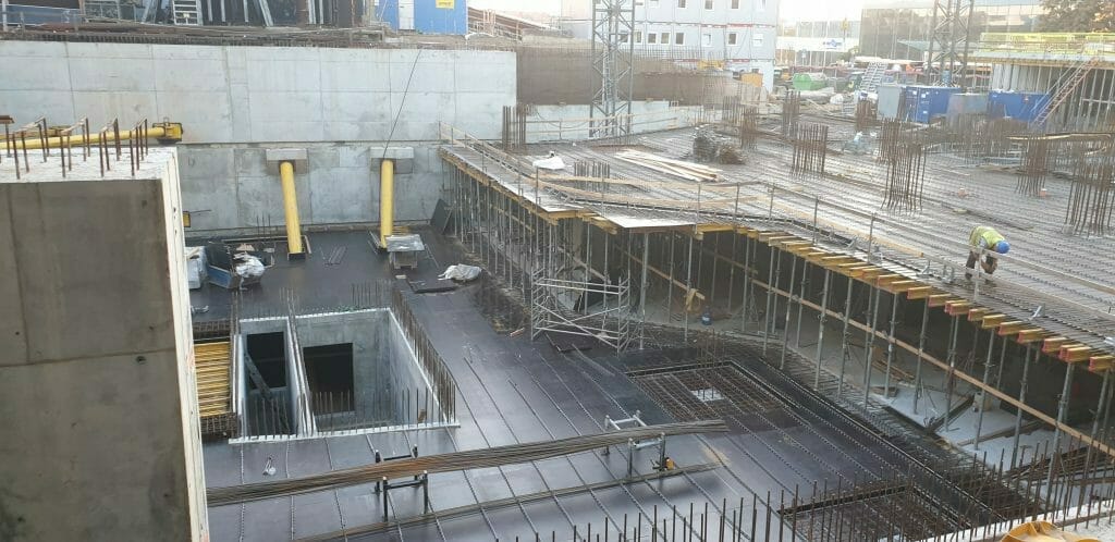 Artery (Konstitucijos pr. 18B) - Biroju centrs - būvdarbu attēli