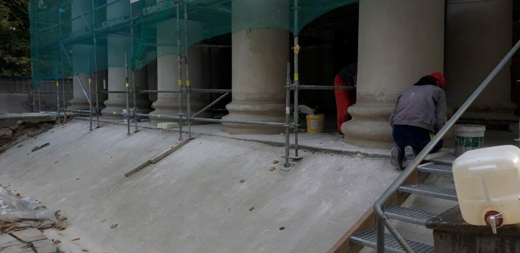 Evangelikų Reformatų bažnyčios komplekso rekonstrukcija (Pylimo g. 18) - Cultural center - construction photos