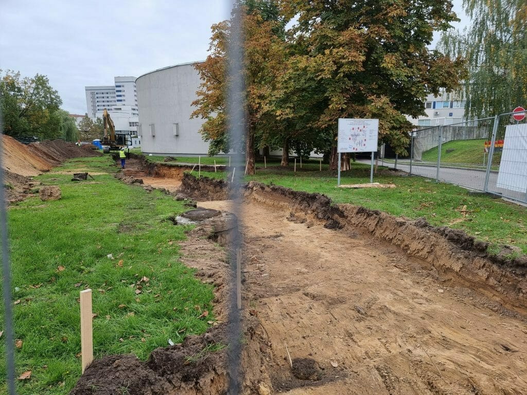 RAKUS labiekārtojums un gājēju ceļi (Hipokrāta iela 2, 4) - Pedestrian path, Square - construction photos