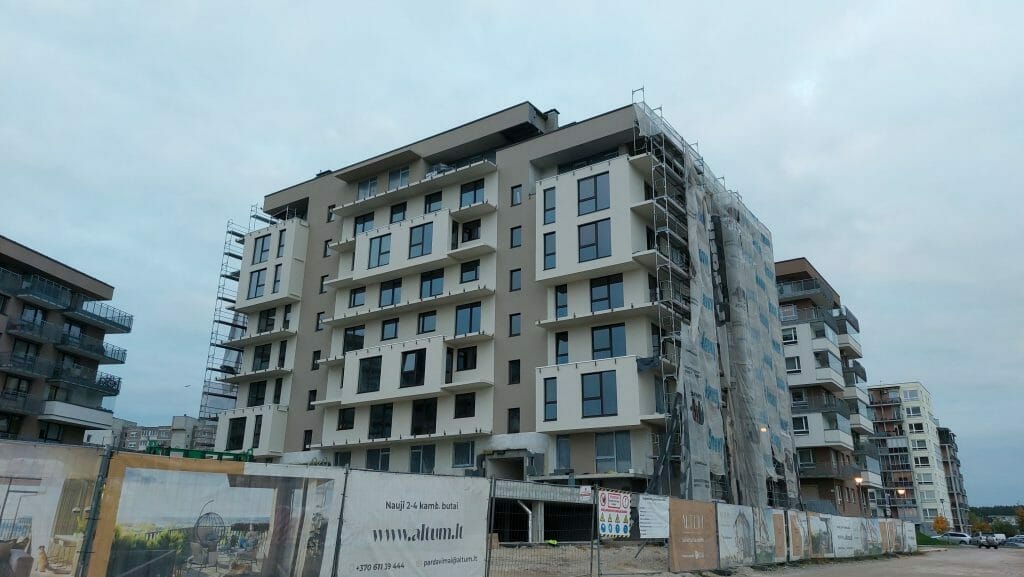 Altum 1 etapas (Karaliaučiaus g. 1) - Multi apartment - construction photos