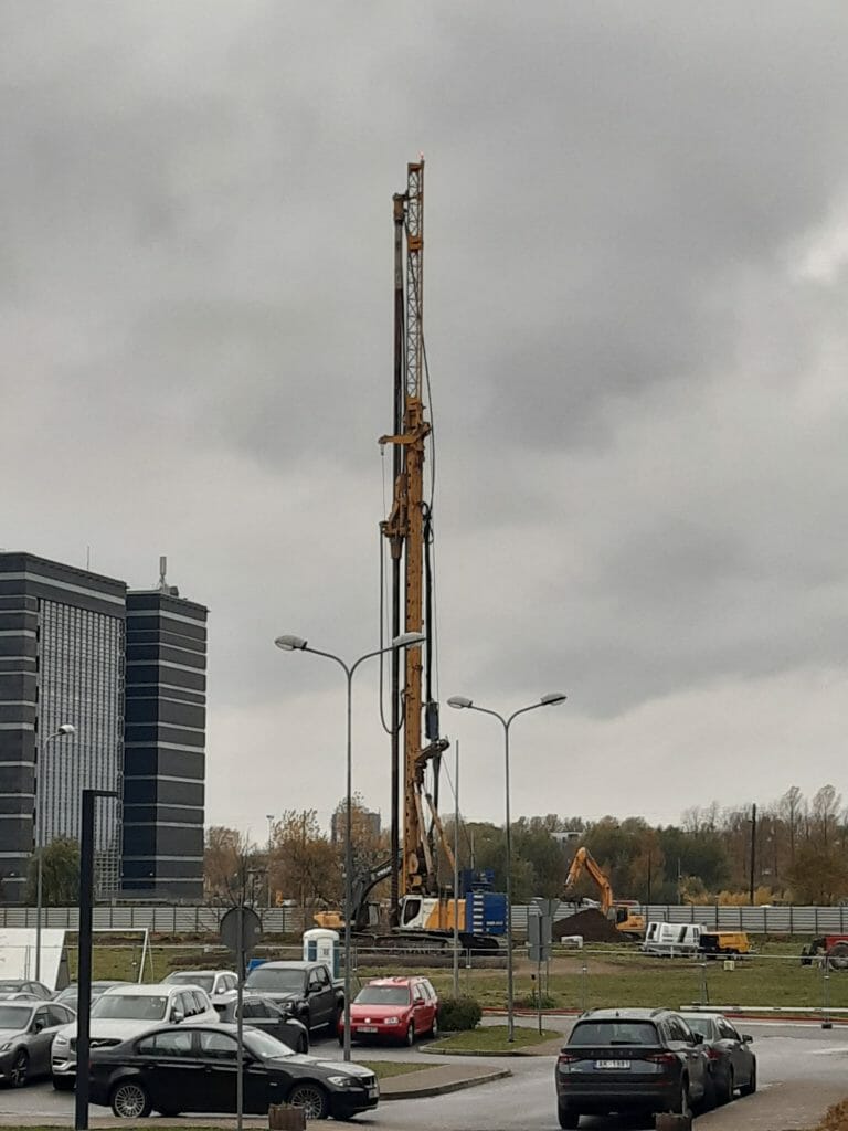 Elemental Business Centre (Skanstes iela 25) - Office center - construction photos