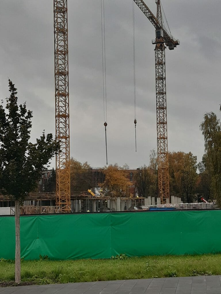 Verde 1. kārta - "A","B" ēkas (Roberta Hirša iela 1) - Office center - construction photos