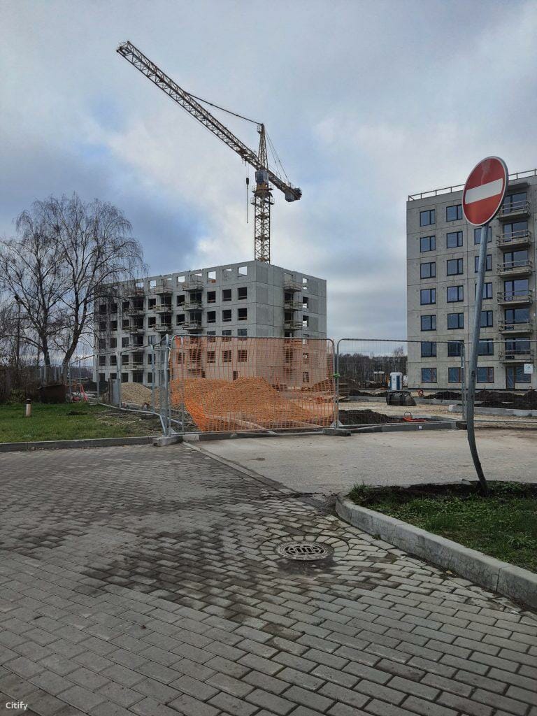 Silvas nami (Dzelzavas iela 110) - Multi apartment - construction photos