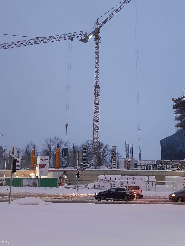 Verde 1. kārta - "A","B" ēkas (Roberta Hirša iela 1) - Office center - construction photos