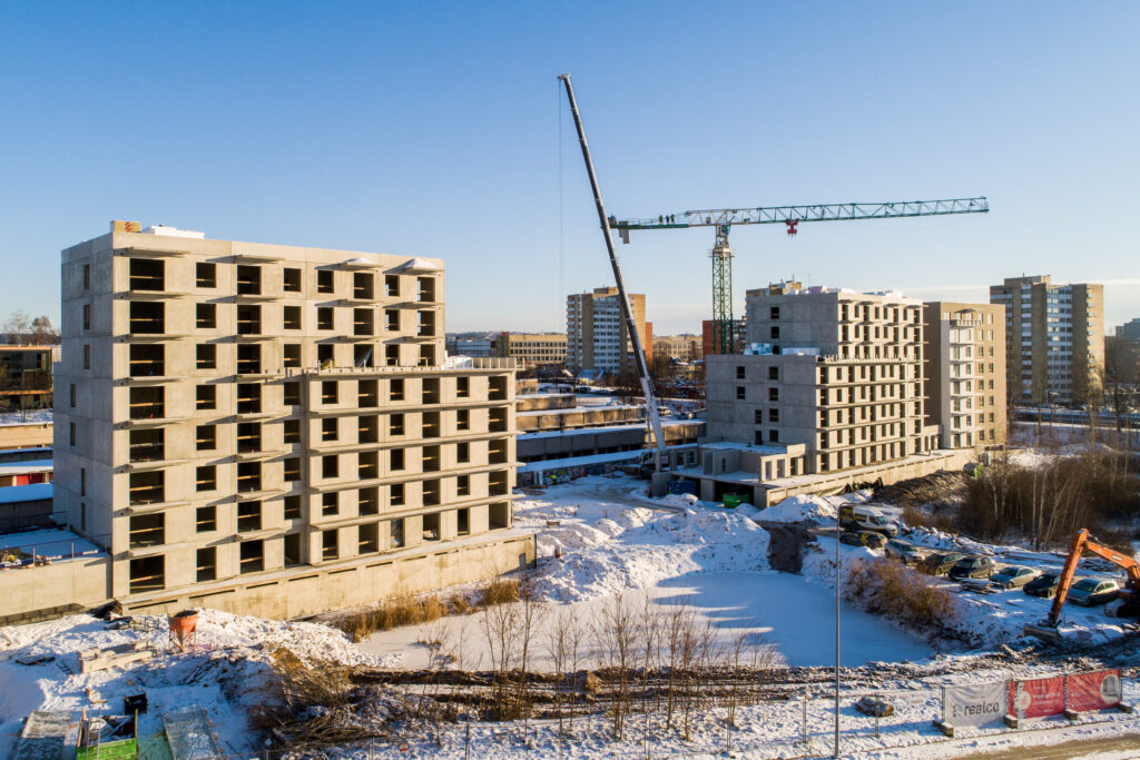 Go Life (Vito Gerulaičio g. 4, Ozo g. 6B) - Daugiabutis - statybų nuotraukos