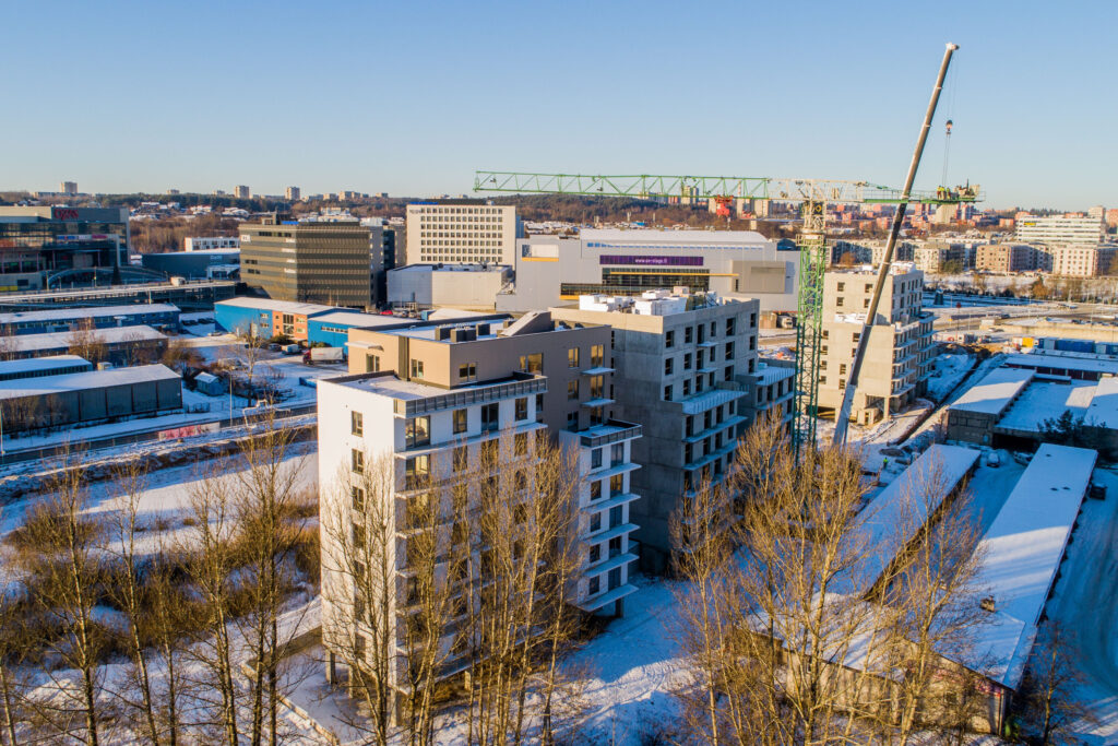 Go Life (Vito Gerulaičio g. 4, Ozo g. 6B) - Daugiabutis - statybų nuotraukos