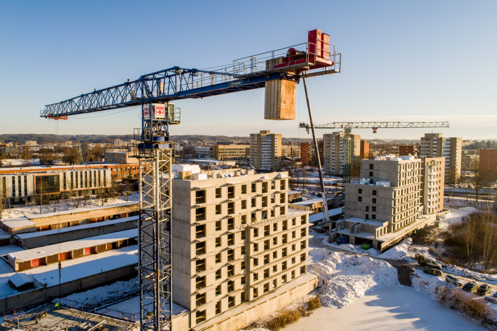 Go Life (Vito Gerulaičio g. 4, Ozo g. 6B) - Daugiabutis - statybų nuotraukos