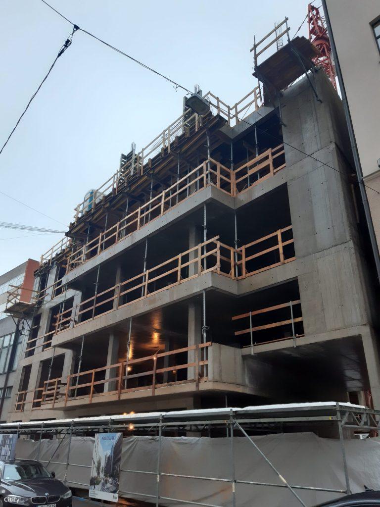 Pērses iela 2A (Pērses iela 2A) - Multi apartment, Office center - construction photos