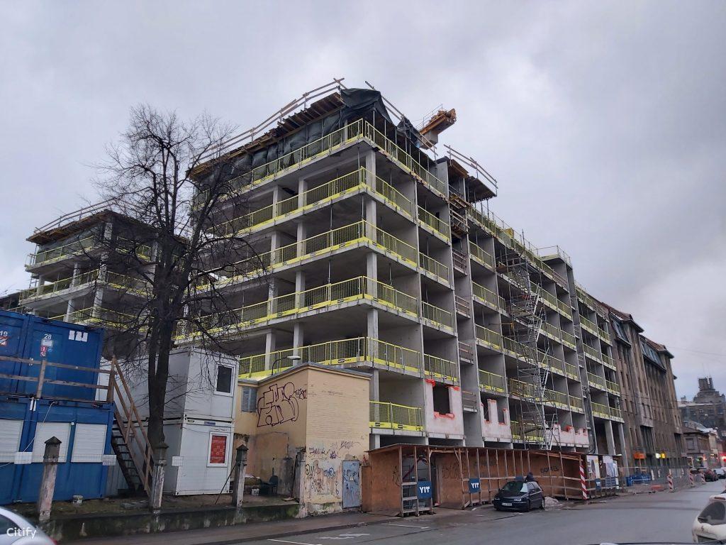 Lumi mājas - Tērbatas 72 (Tērbatas iela 72) - Daugiabutis - statybų nuotraukos