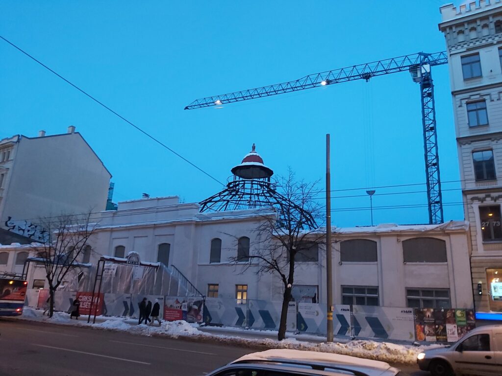 Rīgas Cirka pārbūve I kārta (Merķeļa iela 4) - Cultural center - construction photos