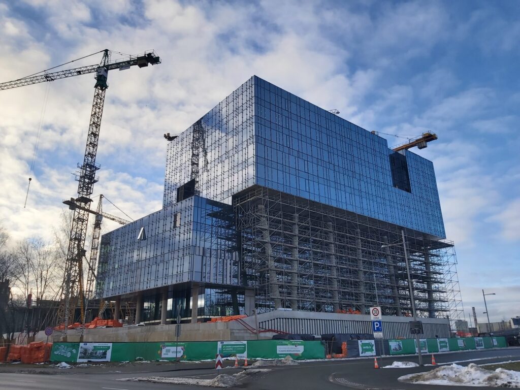 Verde 1. kārta - "A","B" ēkas (Roberta Hirša iela 1) - Office center - construction photos