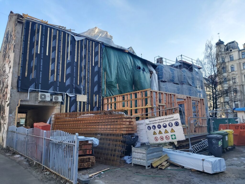 Kaņepes Kultūras centrs (Skolas iela 15) - Cultural center - construction photos