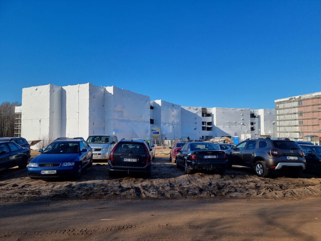 Ezerjugla (Murjāņu iela 151) - Multi apartment - construction photos