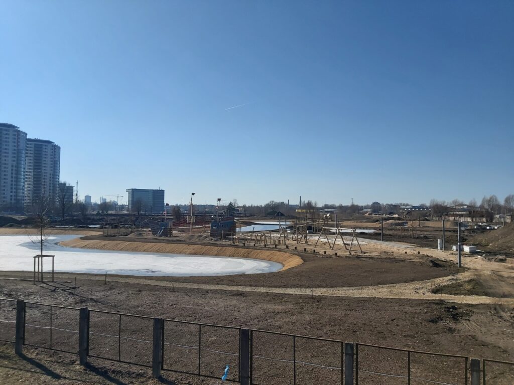 Skanstes teritorijas revitalizācija I kārta (Lapeņu iela) - Park - construction photos