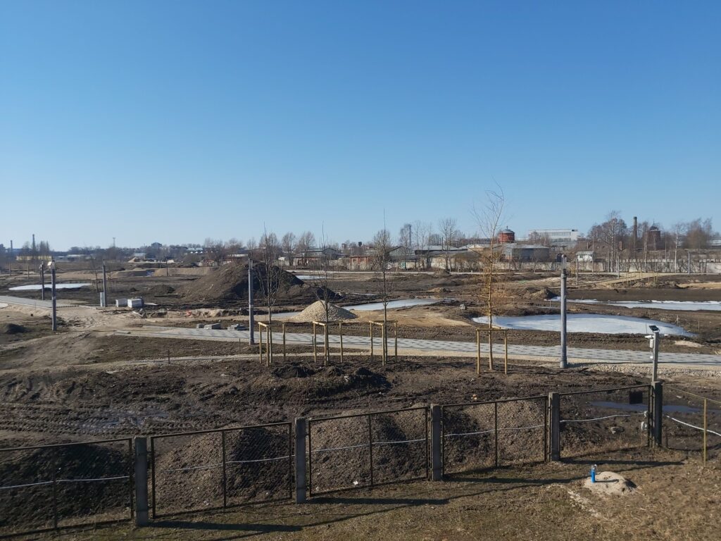 Skanstes teritorijas revitalizācija I kārta (Lapeņu iela) - Park - construction photos