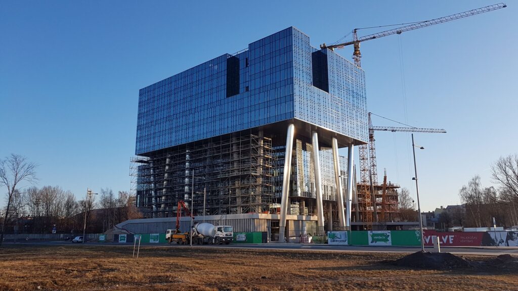 Verde 1. kārta - "A","B" ēkas (Roberta Hirša iela 1) - Office center - construction photos