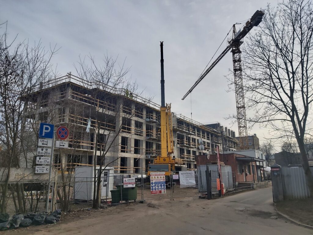 Dainas (Dainas iela 10A) - Multi apartment - construction photos