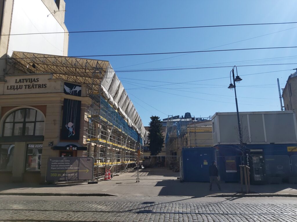 Latvijas Leļļu teātra energoefektivitātes paaugstināšana (Krišjāņa Barona iela 16/18) - Cultural center - construction photos