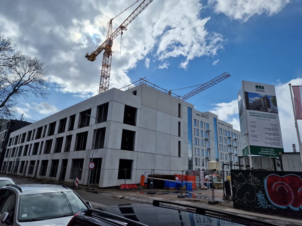 Viesturdārzs - 2. kārta (Rūpniecības iela 27) - Daugiabutis - statybų nuotraukos