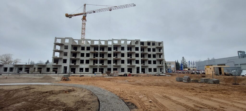 Verkių sodas 3 etapas (Verkių g. 39) - Multi apartment - construction photos