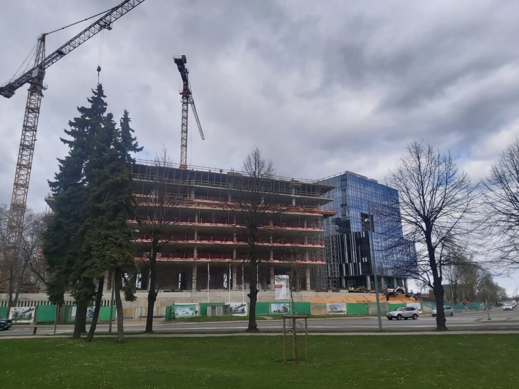 Verde 1. kārta - "A","B" ēkas (Roberta Hirša iela 1) - Office center - construction photos