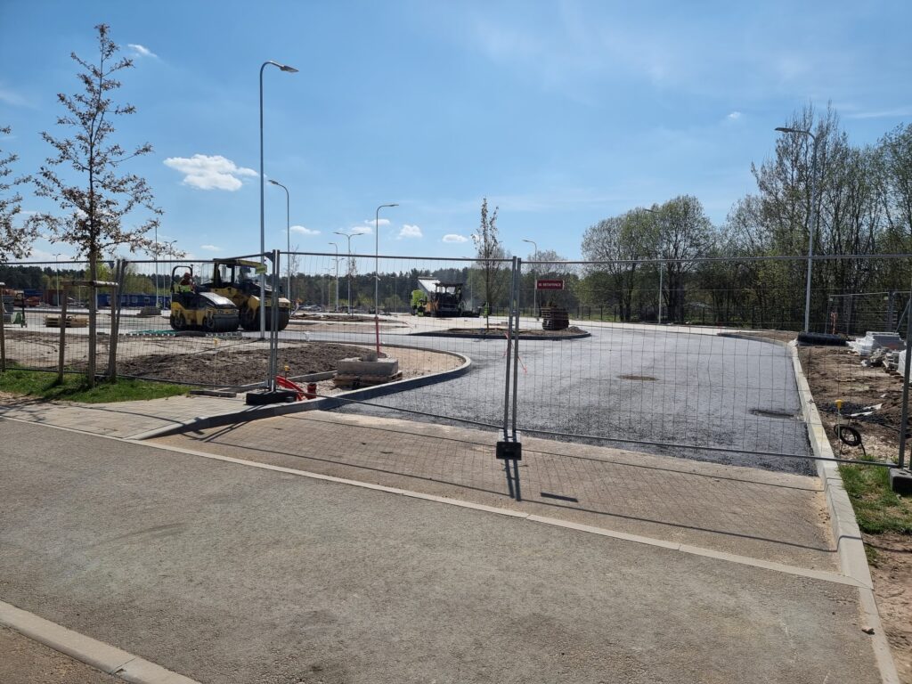 Trebū Home - Autostāvvieta (Akadēmiķa Mstislava Keldiša iela 33A) - Autostāvvieta - būvdarbu attēli