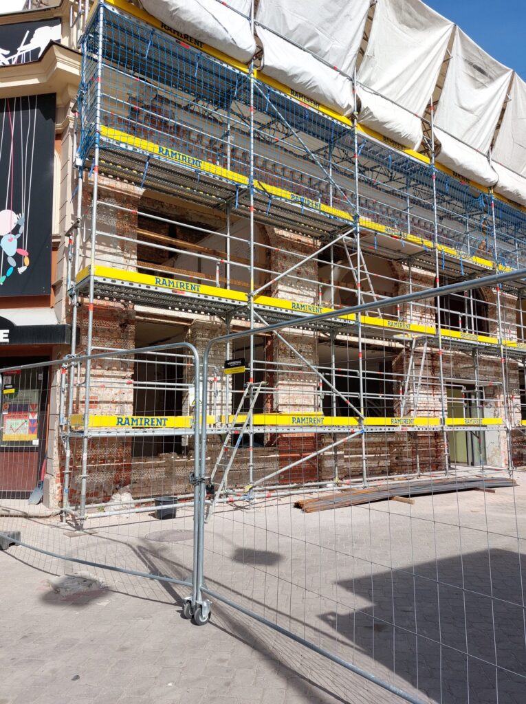 Latvijas Leļļu teātra energoefektivitātes paaugstināšana (Krišjāņa Barona iela 16/18) - Cultural center - construction photos