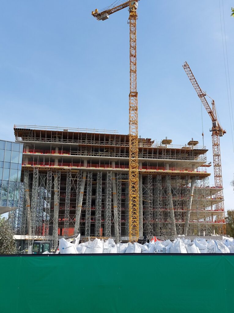 Verde 1. kārta - "A","B" ēkas (Roberta Hirša iela 1) - Office center - construction photos