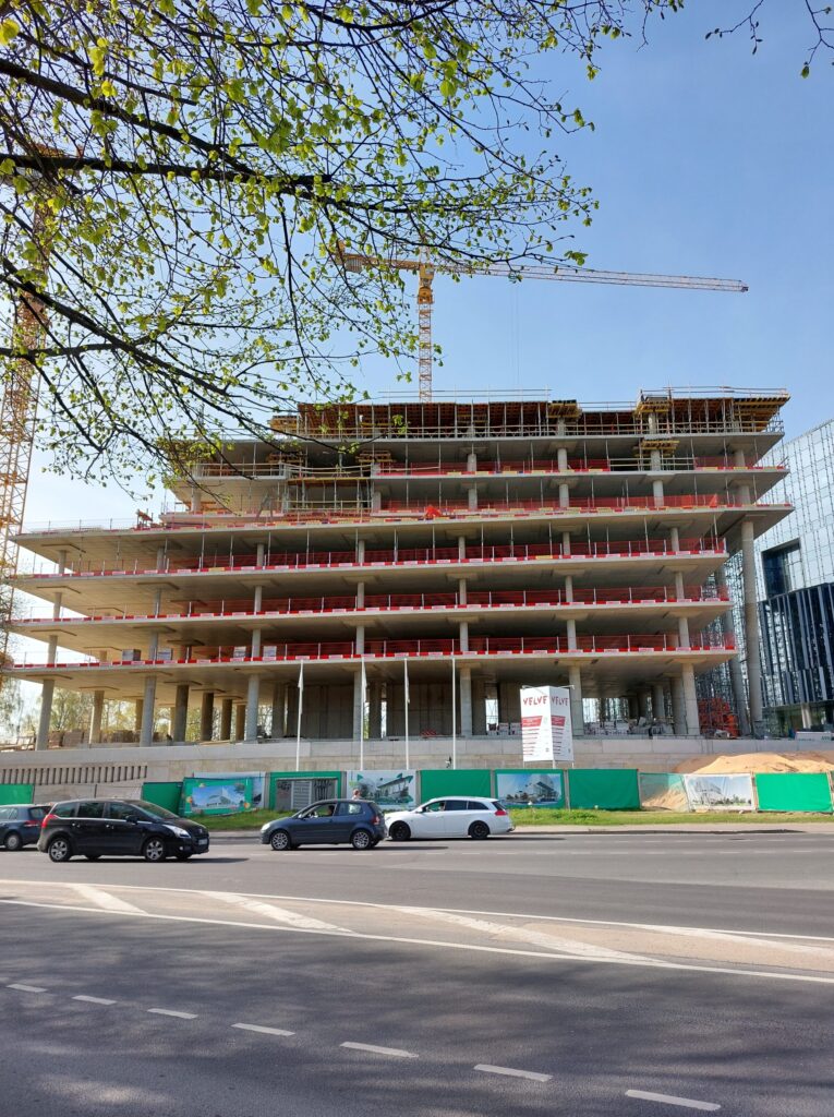 Verde 1. kārta - "A","B" ēkas (Roberta Hirša iela 1) - Office center - construction photos