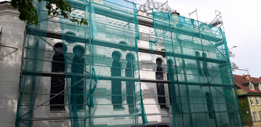Vilniaus kenesos restauravimas (Liubarto g. 6C) - House of worship - construction photos