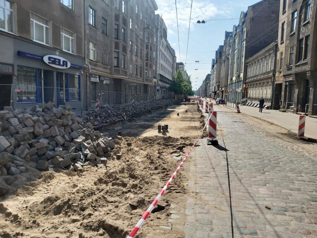 Ģertrūdes ielas seguma atjaunošana - 2.kārta (Ģertrūdes iela) - Kelias - statybų nuotraukos