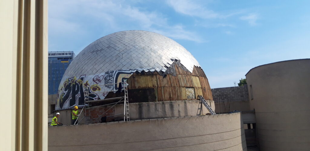 Vilniaus STEAM centras (Konstitucijos pr. 12A) - Primary and secondary education - construction photos