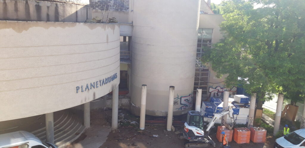 Vilniaus STEAM centras (Konstitucijos pr. 12A) - Primary and secondary education - construction photos