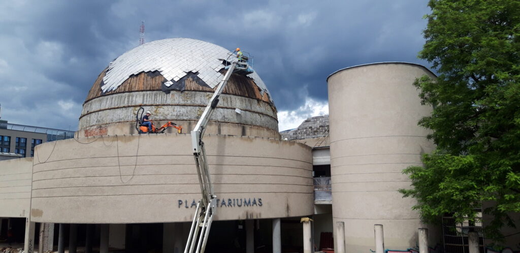 Vilniaus STEAM centras (Konstitucijos pr. 12A) - Primary and secondary education - construction photos