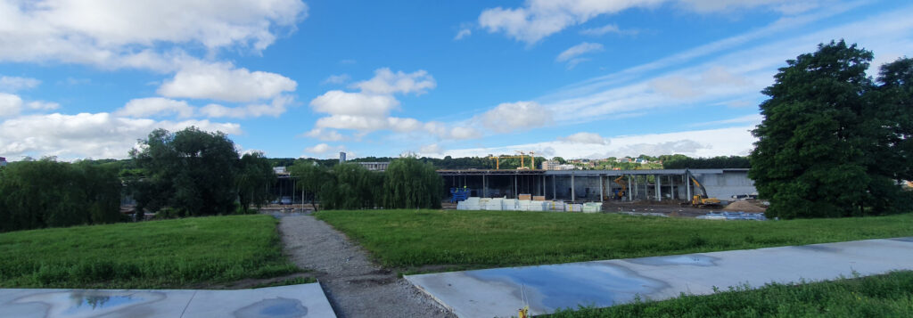 Mokslo sala (Karaliaus Mindaugo pr. 50) - Museum - construction photos